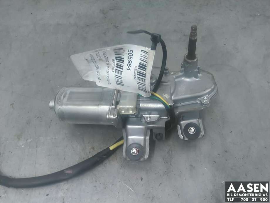 Viskermotor bakrute venstre til Toyota Hiace 2001-2006 (Fase 2) (8513026070|8513026101|)