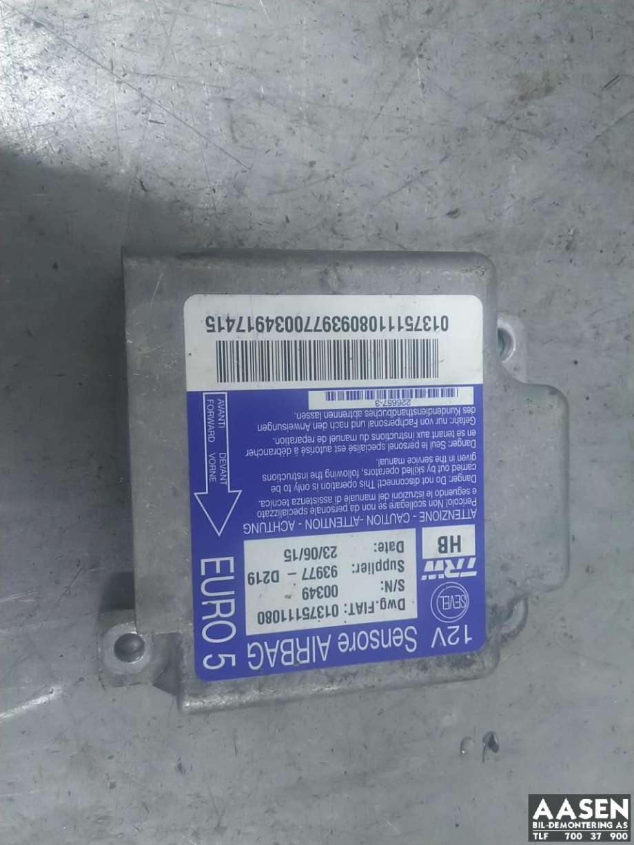 Airbag elektronikk til Fiat Ducato, 2014-->>  