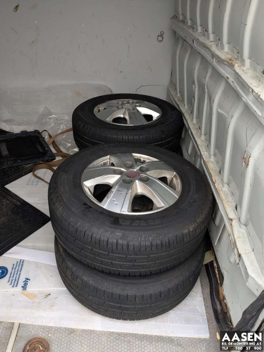 Hjulsett aluminium sommer til Fiat Ducato, 2014-->>  