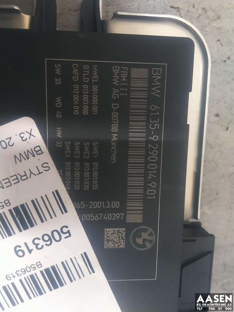 Styreenhet diverse til BMW X3 2010-2017 (F25) (F25) 