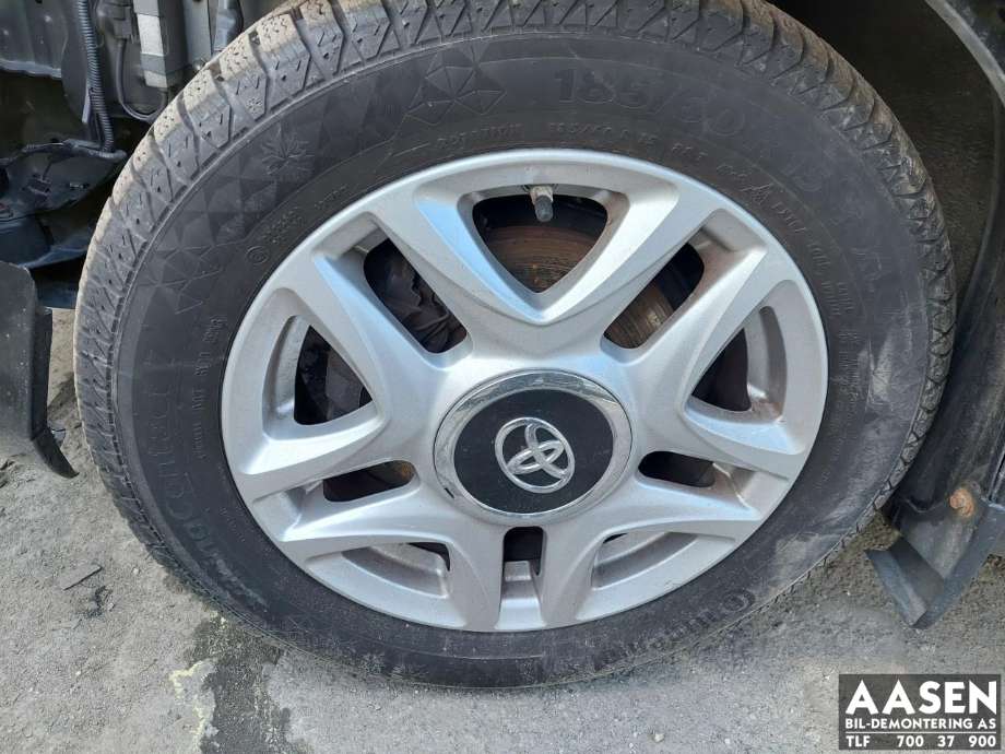 Hjulsett aluminium vinter til Toyota Yaris, 2014-2020 (Type III, Fase 2)  