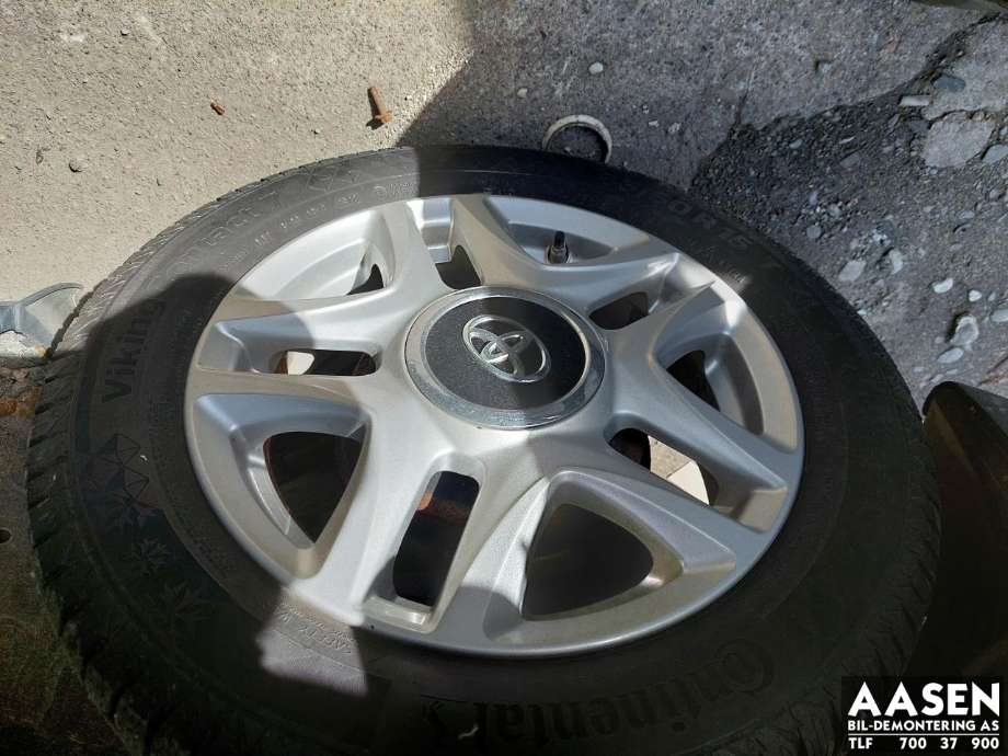 Hjulsett aluminium vinter til Toyota Yaris 2014-2020 (Type III, Fase 2)  