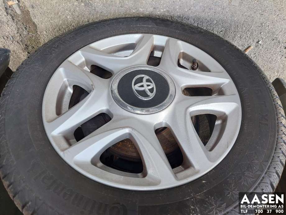 Hjulsett aluminium vinter til Toyota Yaris 2014-2020 (Type III, Fase 2)  