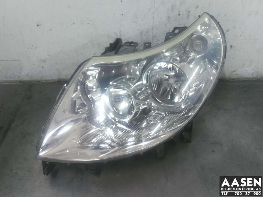 Frontlykt venstre halogen til Citroën Jumper, 2007-2013 (Type III, Fase 1)  (16 069 274 80)