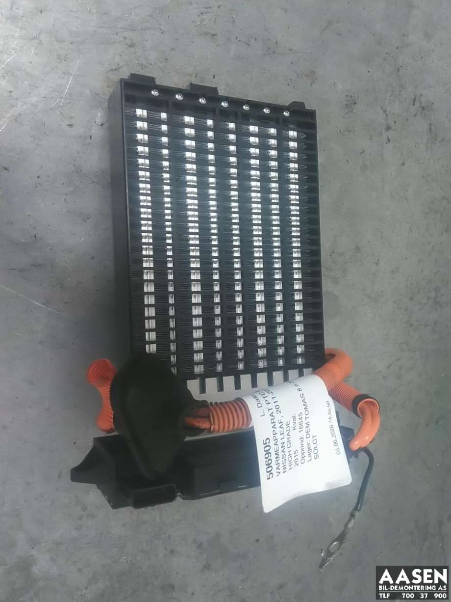 Varmeapparat PTC-heater til Nissan Leaf, 2011-2017 (Type I)  