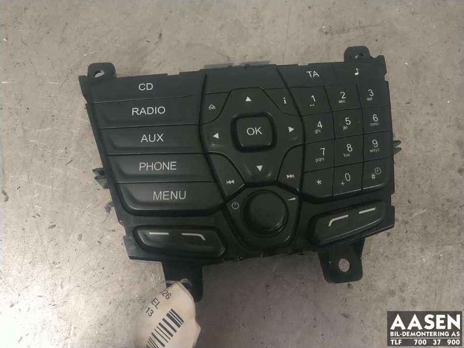 Bilstereo betjeningspanel til Ford Transit Connect 2013-2018 Type II, Fase 1