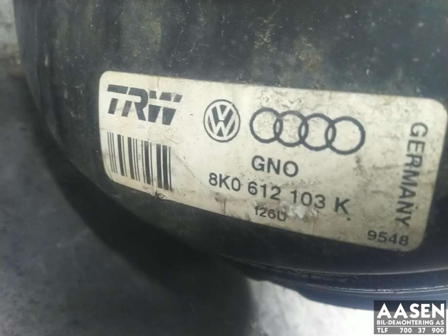 Bremsekraft-forsterker til Audi A4 2007-2014 (Type IV) (B8) (B8) 