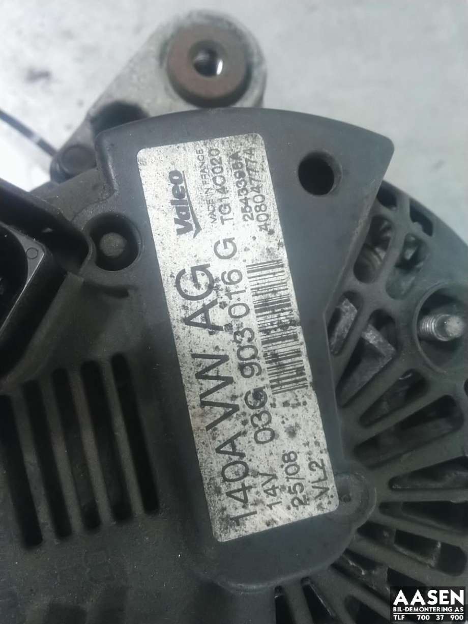 Dynamo diesel til Audi A4 2007-2014 (Type IV) (B8) (B8)