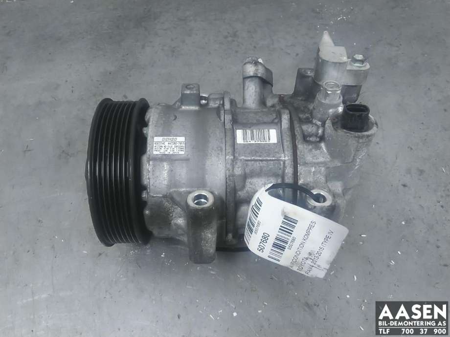 Aircondition kompressor til Toyota RAV4, 2013-2015 (Type IV, Fase 1)
