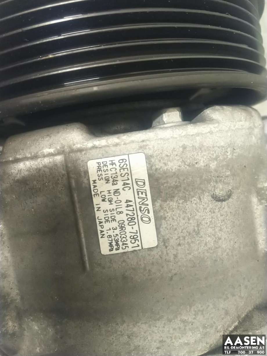 Aircondition kompressor til Toyota RAV4 2013-2015 (Type IV, Fase 1)