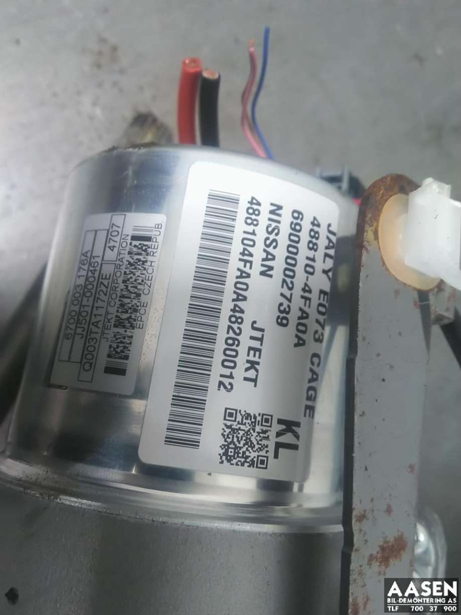 Rattaksel elektrisk servo til Nissan E-NV200 2014-->>