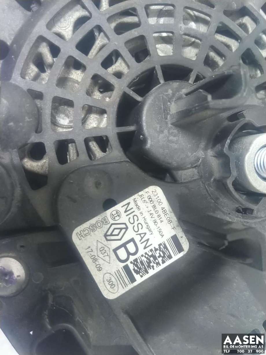 Dynamo til Nissan Qashqai 2014-2021 (Type II)