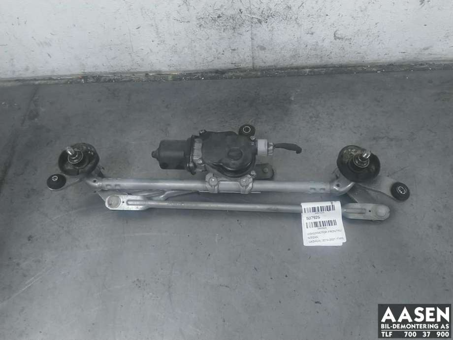 Viskermotor frontrute komplett m/overføring til Nissan Qashqai, 2014-2021 (Type II)  