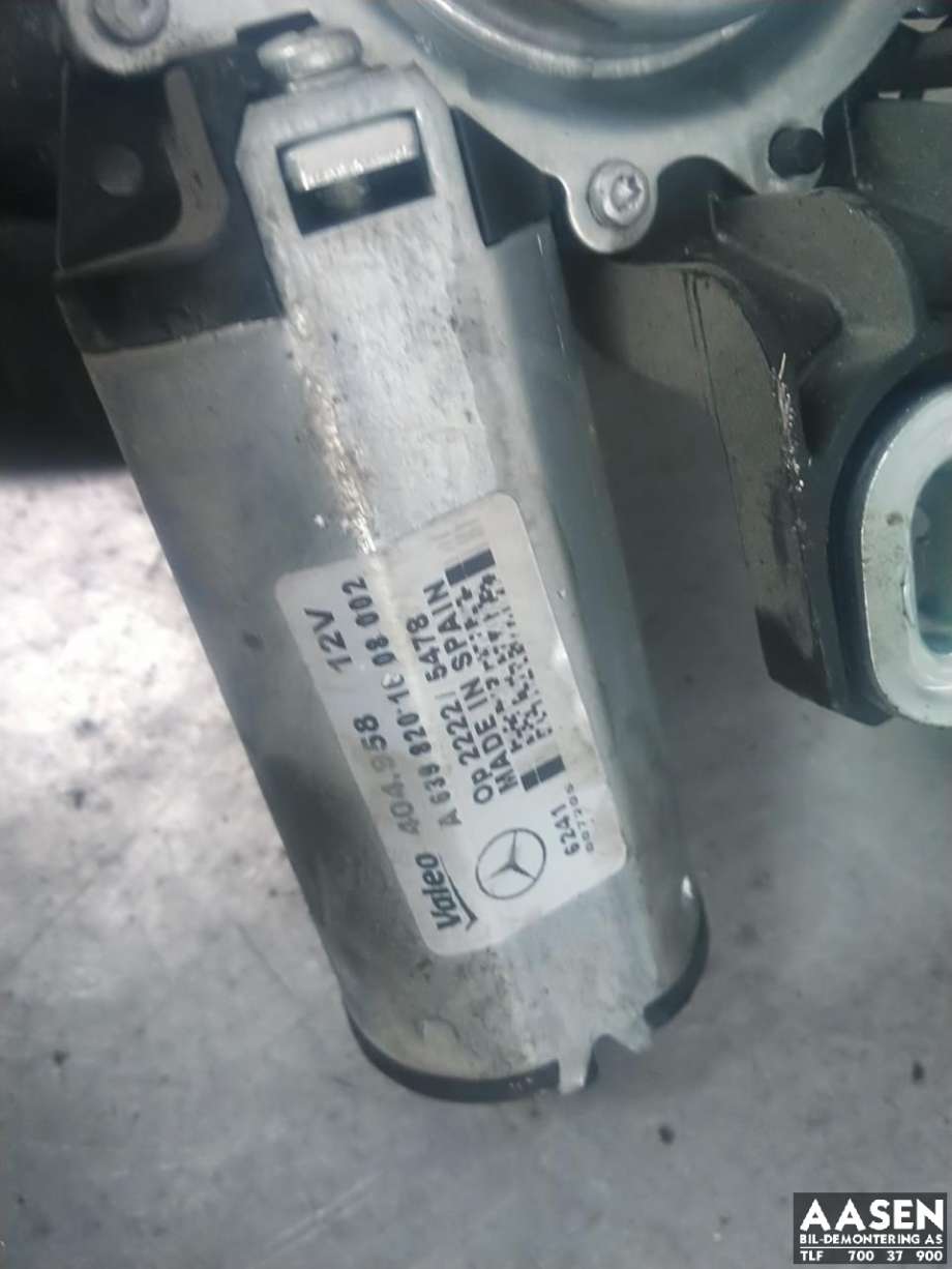 Viskermotor bakrute høyre til Mercedes Vito/Viano 2010-2014 (Fase 2) (W639) (W639) 