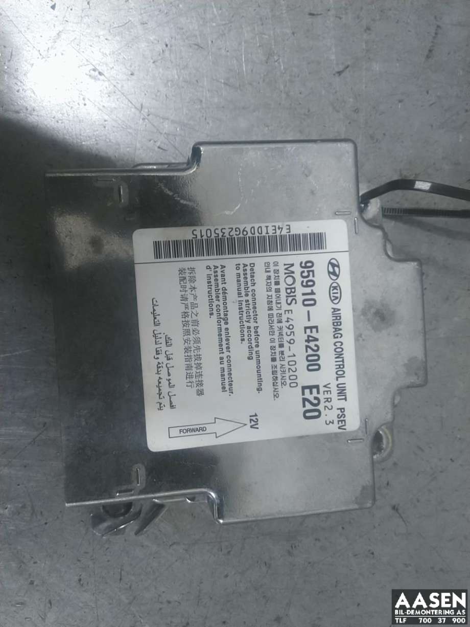 Airbag elektronikk til Kia Soul, 2014-2019 (Type II)