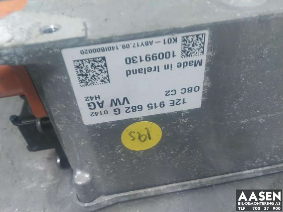 Batterilader (OBC - On Board Charger) til VW e-Golf 2014-2017 (Fase 1)  