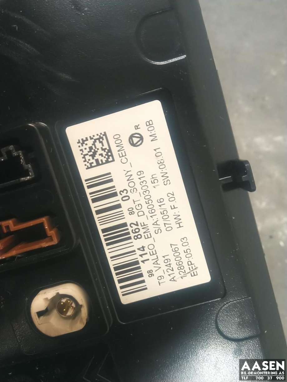 Bilstereo navigasjon skjerm til Peugeot 308 2013-2021 (Type II)