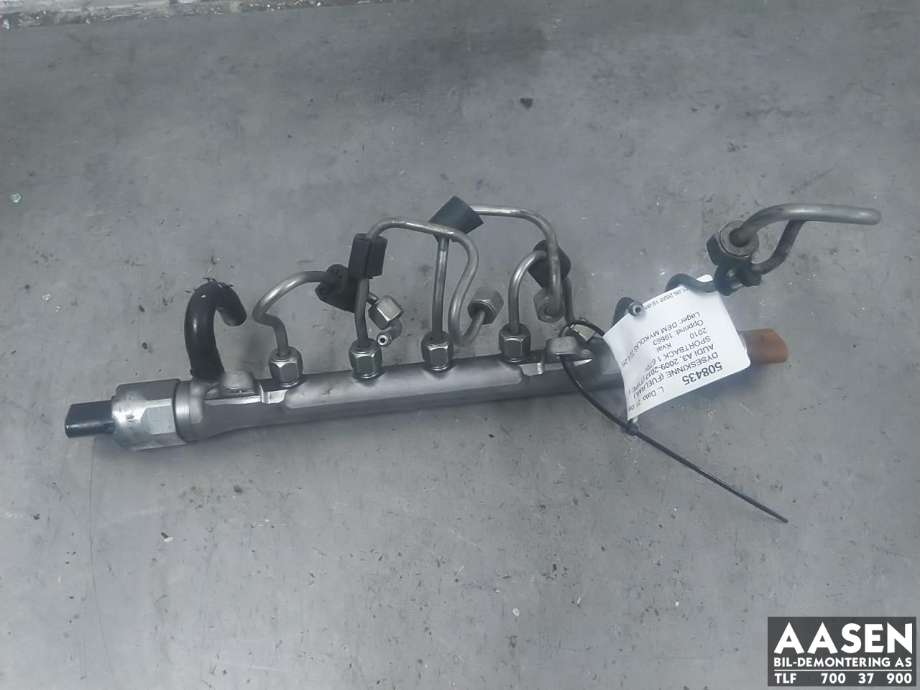 Dyseskinne (fuelrail) til Audi A3, 2009-2012 (Type II, Fase 2)  