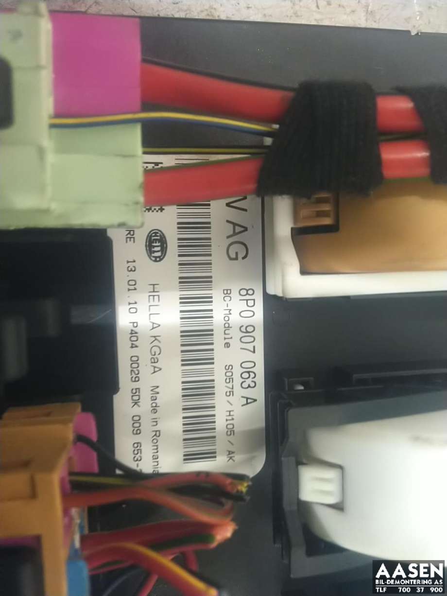 Styreenhet comfort (BCM) til Audi A3 2009-2012 (Type II, Fase 2)  