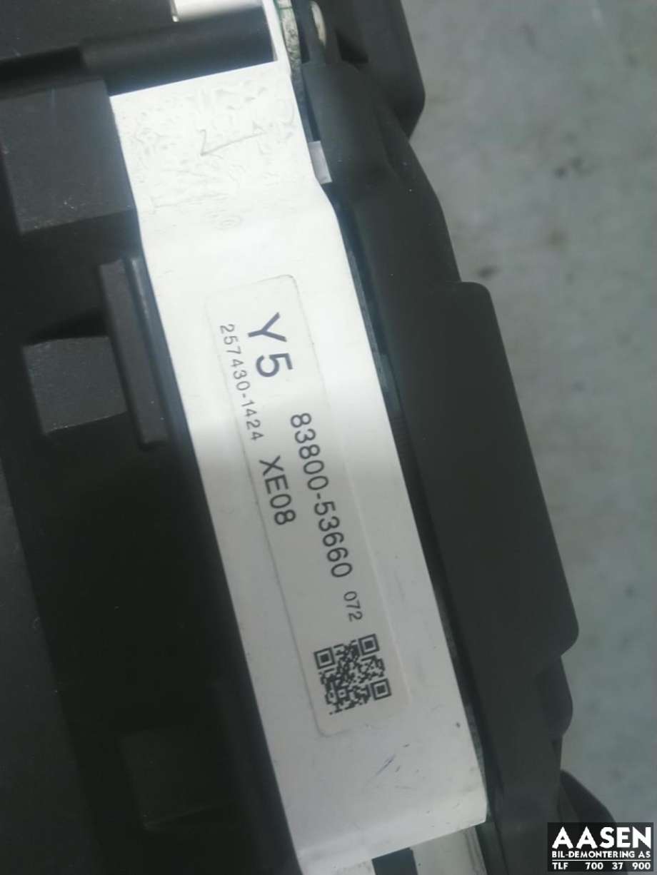 Instrumentpanel til Lexus IS 2006-2013 (Type II) (XE20) (XE20) 