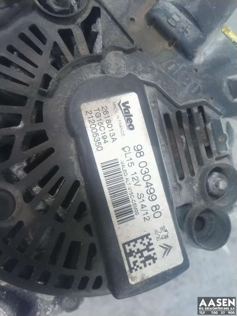 Dynamo diesel til Peugeot 4008 2012-2017