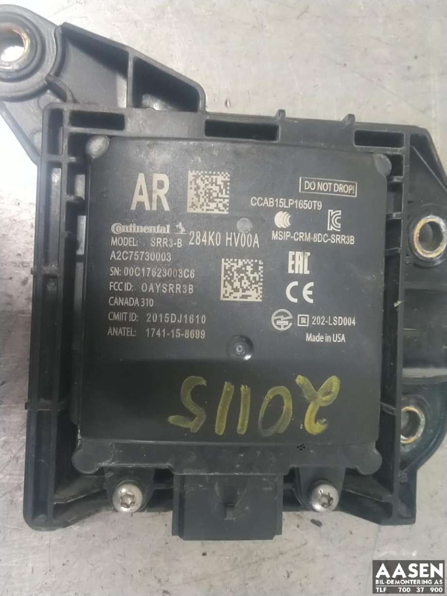 Sensor blindsone til Nissan Qashqai, 2014-2021 (Type II)  
