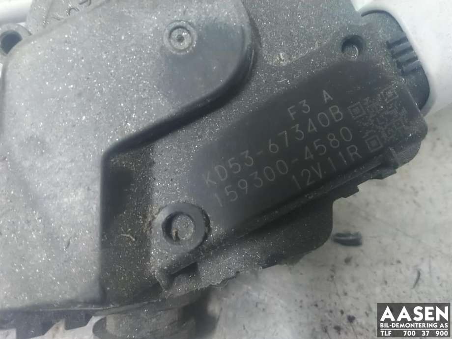 Viskermotor frontrute komplett m/overføring til Mazda CX-5 2012-2017 (Type I)  
