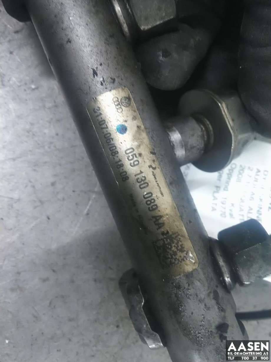 Dyseskinne (fuelrail) til Audi A6, Allroad 2006-2008 (Type II, Fase 1) (C6) (C6) (059 130 089 AA|)
