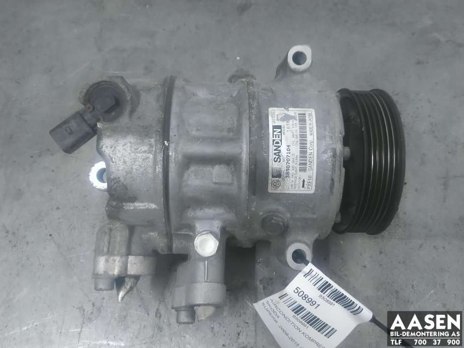 Aircondition kompressor til Škoda Superb, 2008-2015 (Type II)