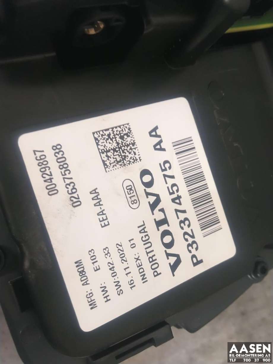 Instrumentpanel til Volvo C40 Recharge 2021-2024