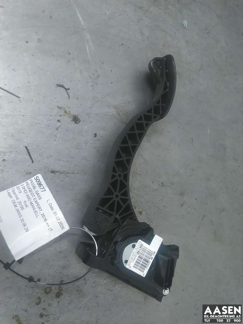 Pedal gass til Peugeot Expert, 2016-->> (Type III)