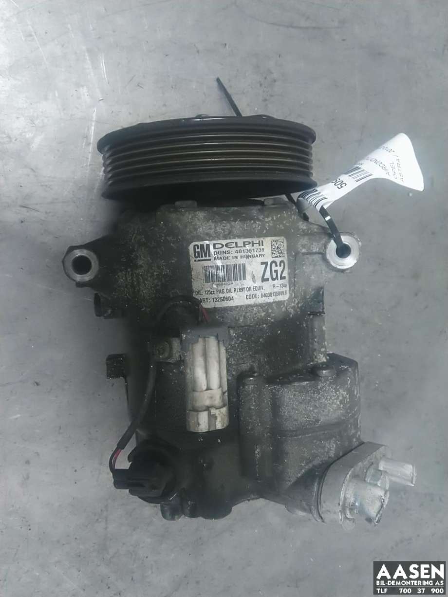 Aircondition kompressor til Opel Astra J, 2010-2015  
