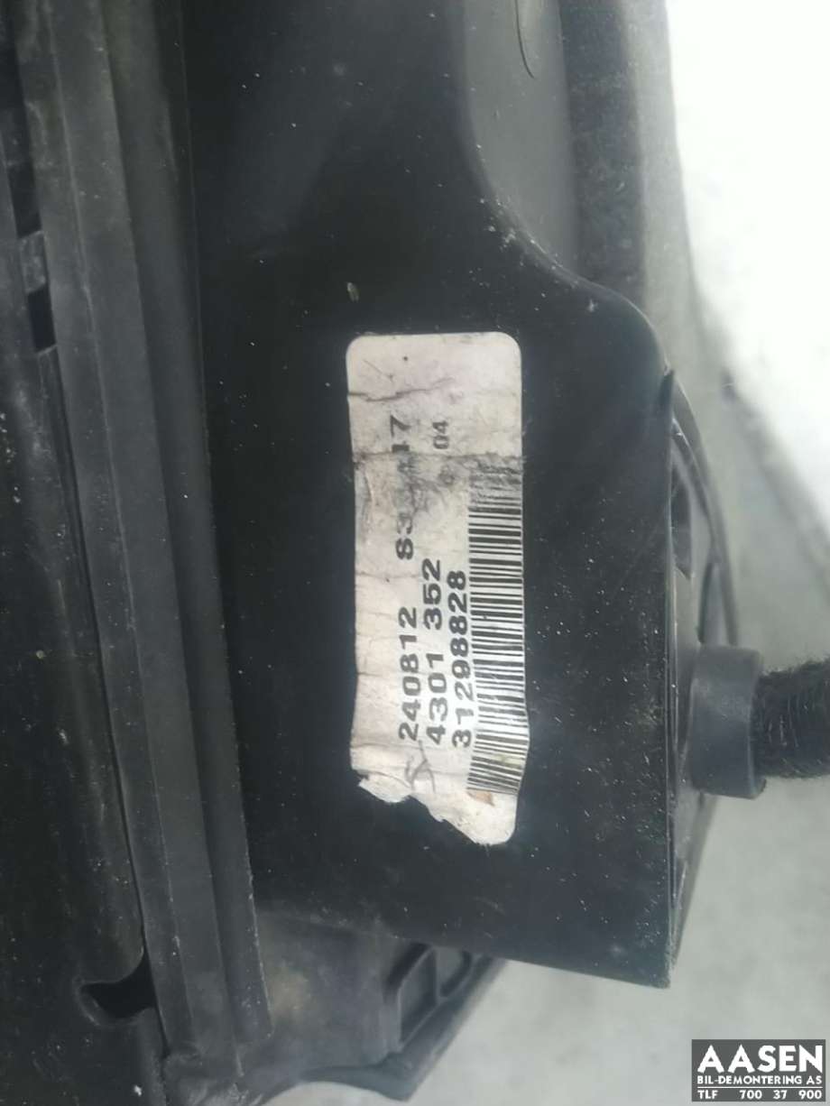 Speil høyre til Volvo V70 2007-2013 (Type III, Fase 1)  