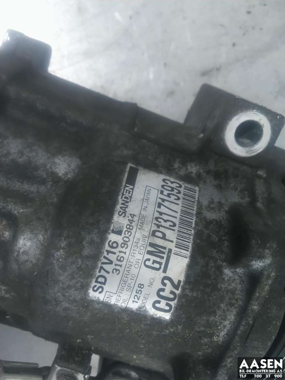 Aircondition kompressor til Saab 9-3 2008-2011 (Type II, Fase 2)