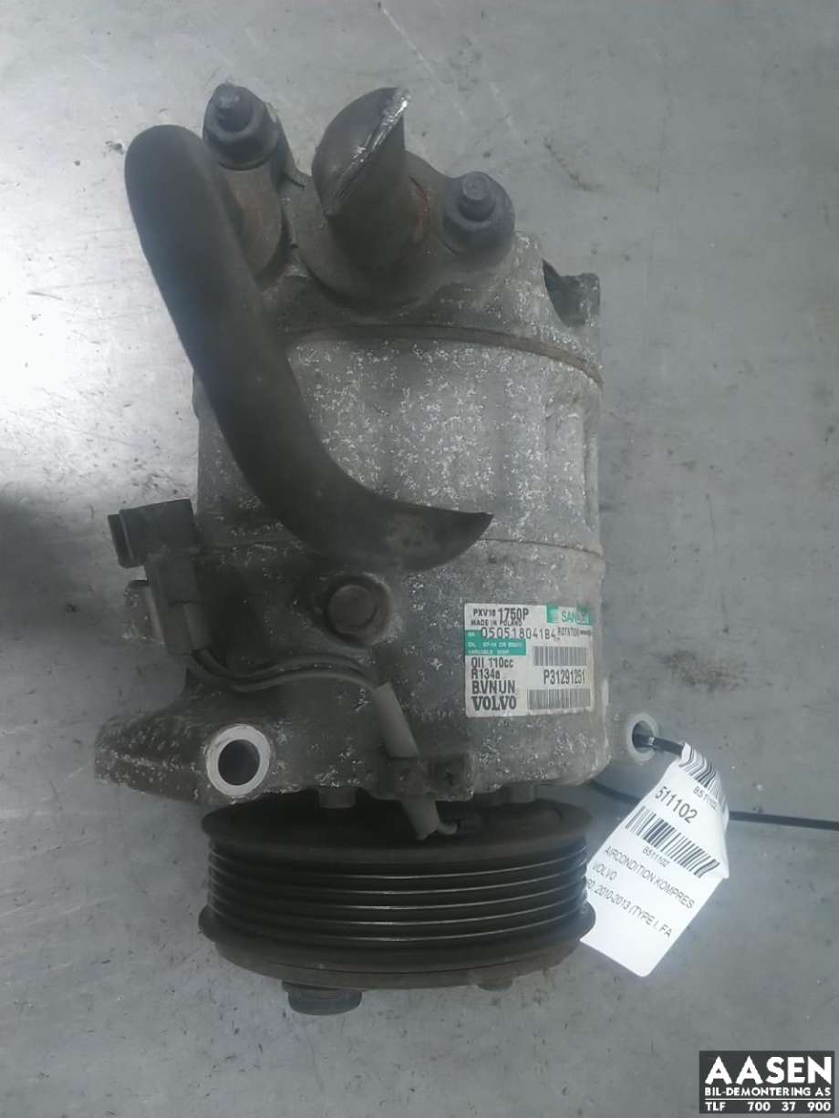 Aircondition kompressor til Volvo V60 2010-2013 (Type I, Fase 1)