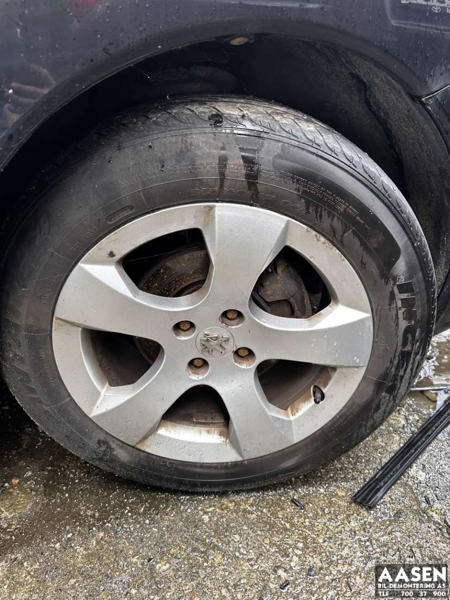 Hjulsett aluminium sommer til Peugeot 3008 2009-2016 (Type I)  