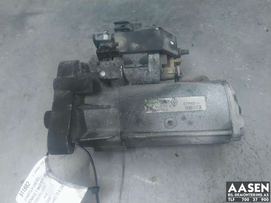 Starter diesel til Renault Master, 2002-2010 (Type II, Fase 2)