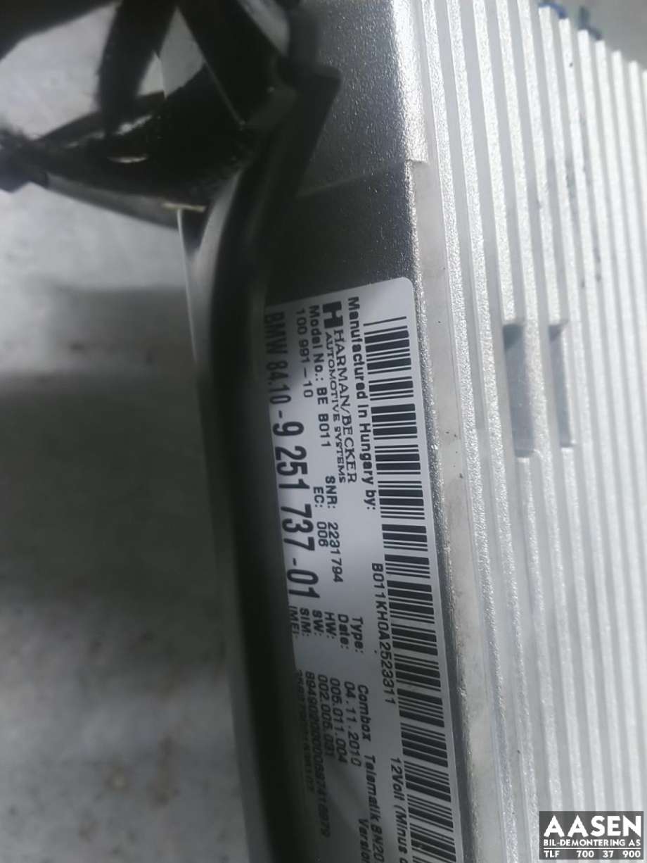Styreenhet diverse til BMW 7-Serie 2009-2015 (F01/F02/F03/F04) (F01/F02/F03/F04) 