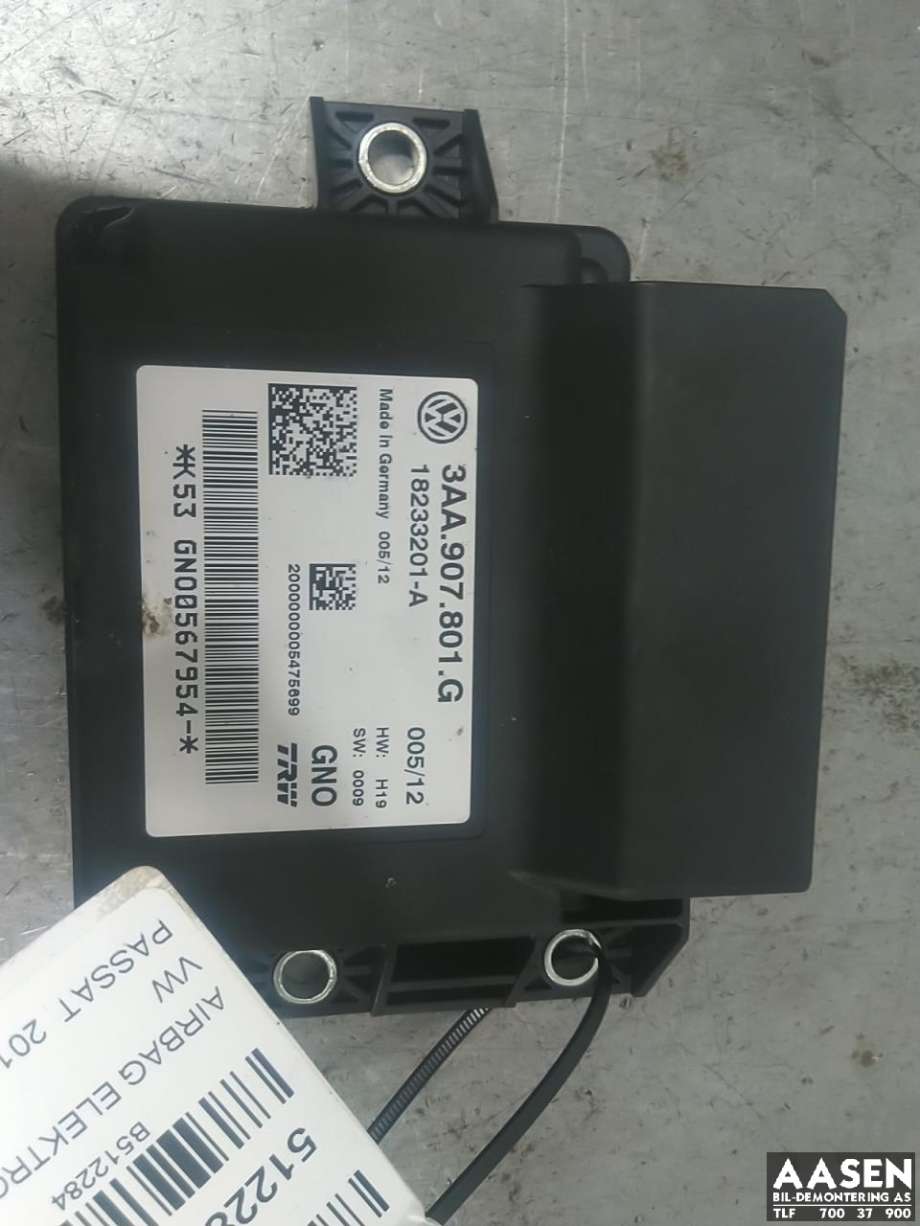 Airbag elektronikk til VW Passat 2011-2015 (B7) (B7)