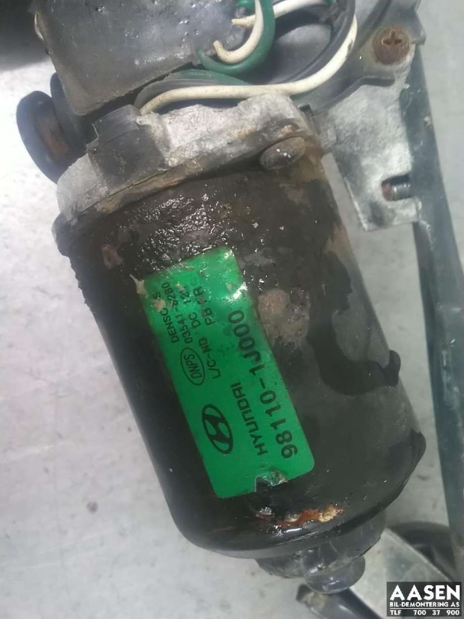 Viskermotor frontrute komplett m/overføring til Hyundai i20 2009-2014 (Type I)