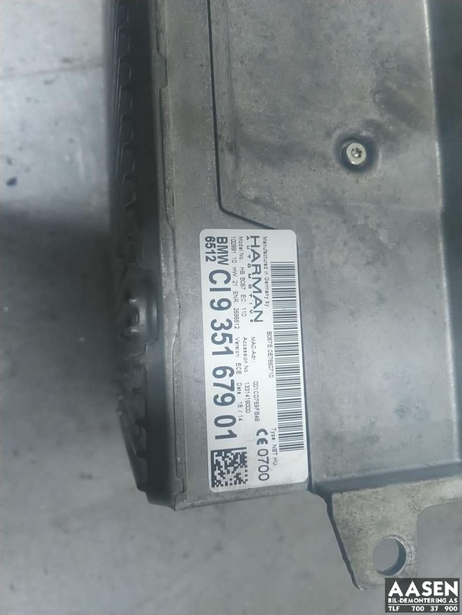 Bilstereo til BMW 3-Serie 2012-2018 (F30/F31/F34) (F30/F31/F34)