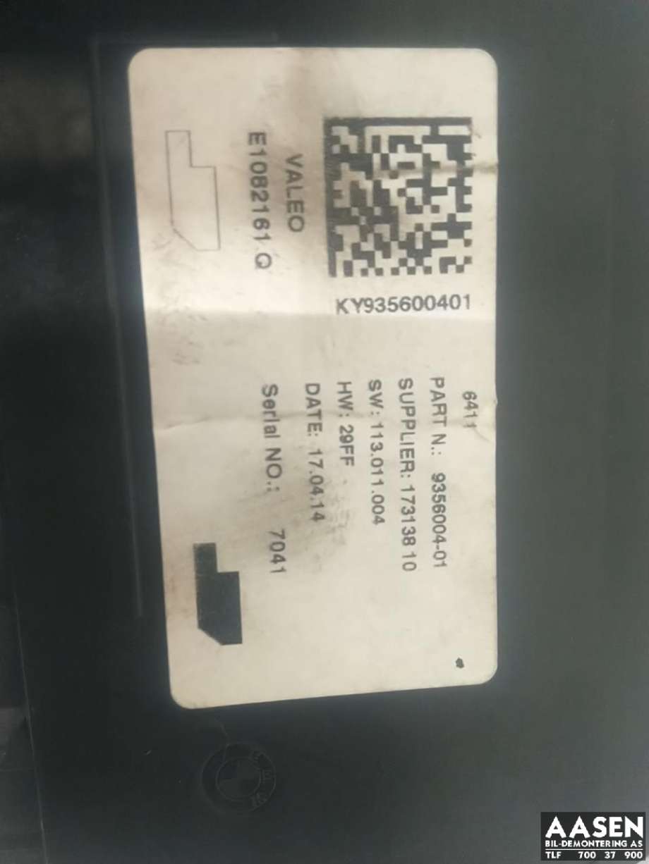 Styreenhet diverse til BMW 3-Serie 2012-2018 (F30/F31/F34) (F30/F31/F34)