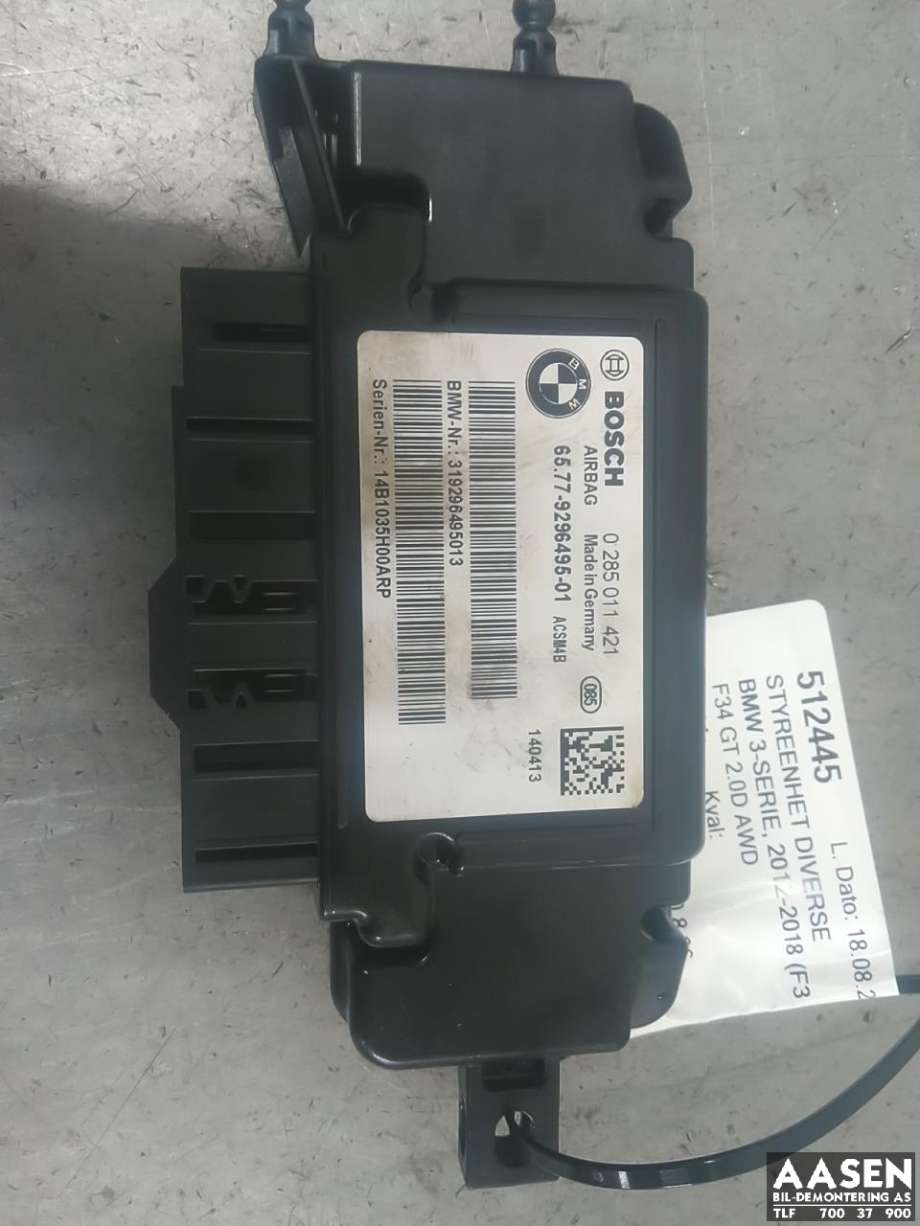 Styreenhet diverse til BMW 3-Serie 2012-2018 (F30/F31/F34) (F30/F31/F34)
