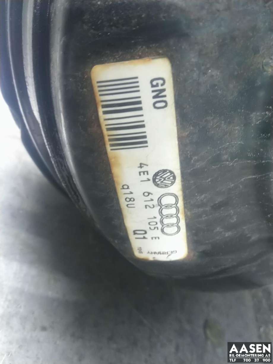 Bremsekraft-forsterker til Audi A8 2003-2010 (Type II)  (4E1 612 107 B|)