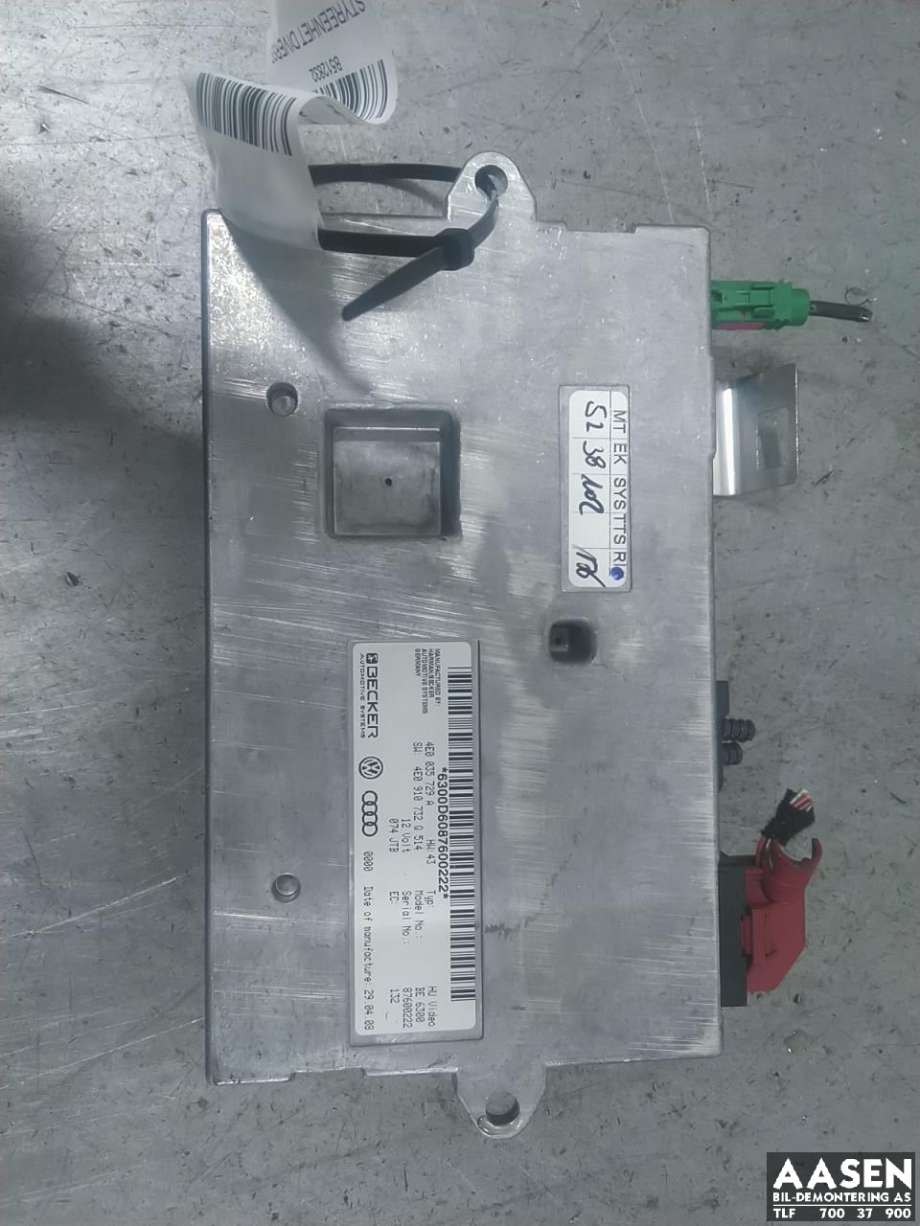 Styreenhet diverse til Audi A8, 2003-2010 (Type II) (4E0 910 732 Q)