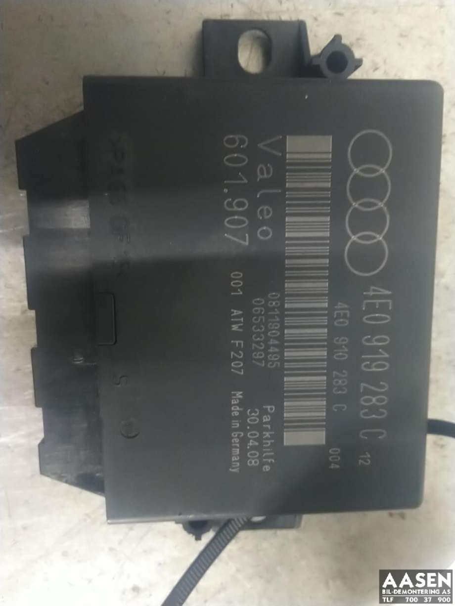 Styreenhet parkering til Audi A8 2003-2010 (Type II) (4E0 919 283 C|4E0 919 283 D|)