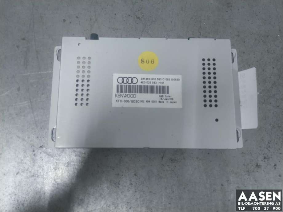 Styreenhet DAB til Audi A8 2003-2010 (Type II) (4E0 910 563 C|)