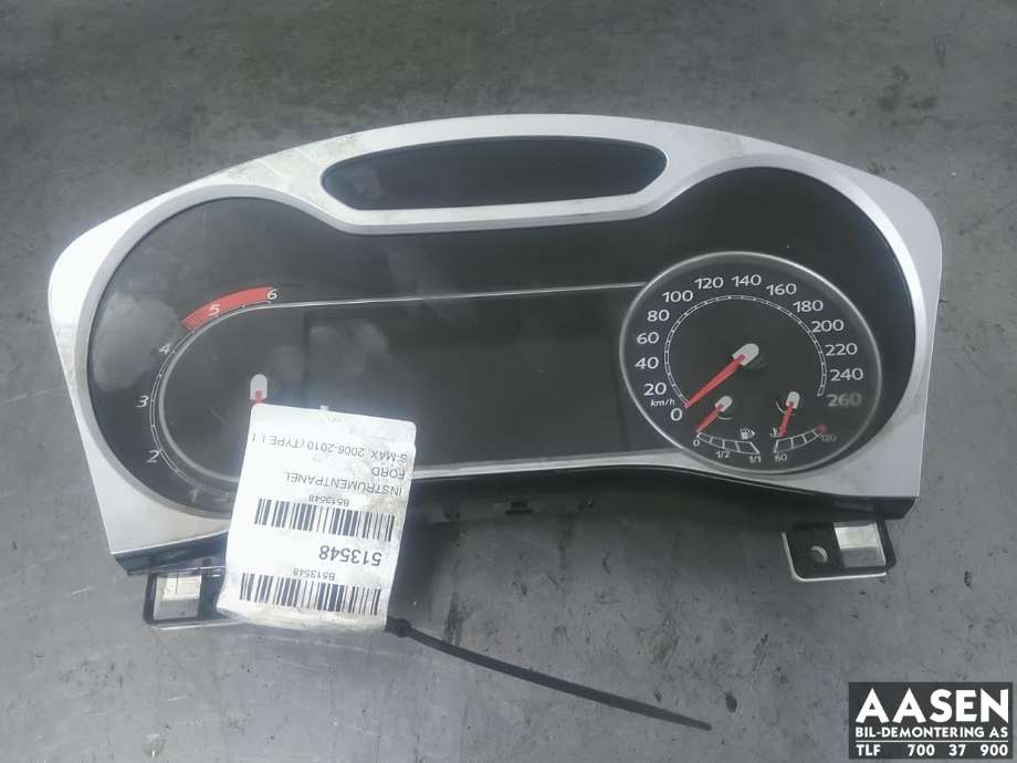 Instrumentpanel til Ford S-Max, 2006-2010 (Type I, Fase 1)