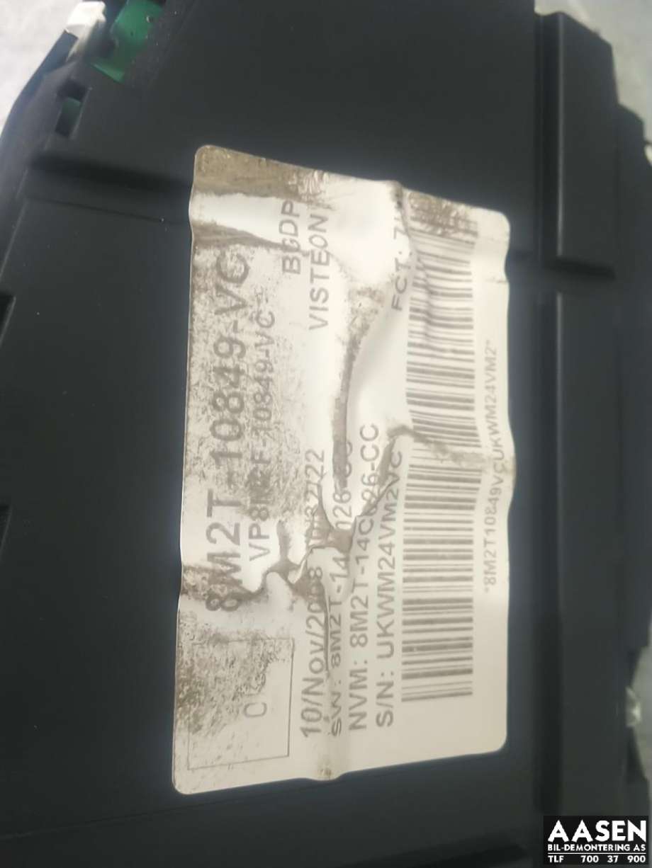 Instrumentpanel til Ford S-Max 2006-2010 (Type I, Fase 1)