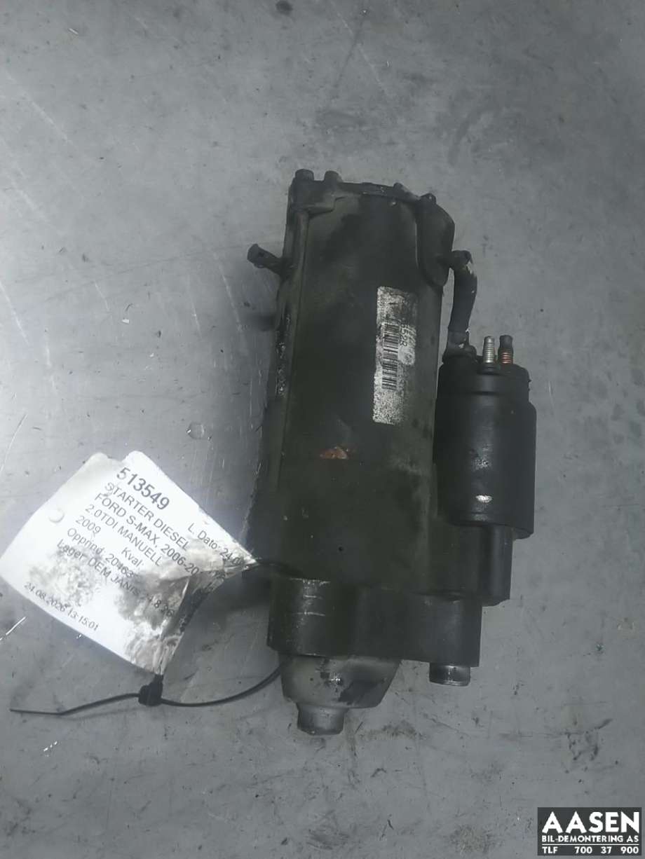 Starter diesel til Ford S-Max, 2006-2010 (Type I, Fase 1)